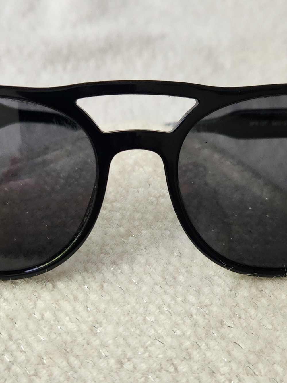 Men's Prada Black Aviator Sunglasses with Double-Bridge 13T - Picture 6 of 10